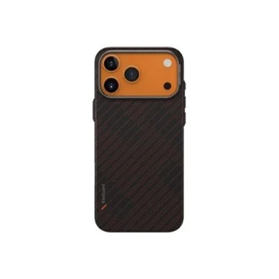 Uniq Hybrid Iphone 17 Pro Max (2025) 6.9 Magclick Charging Keva Edge - Rust Orange